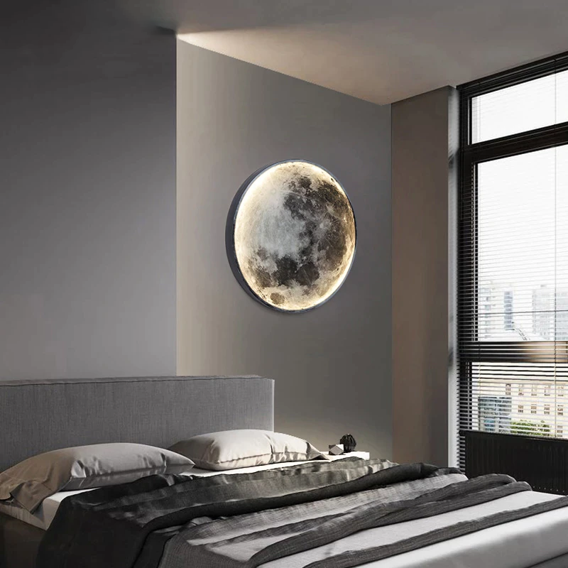 LED Moon Lamp | Realistic Lunar Surface Design | Adjustable Lighting with Mobile App | Ambient Home Decor