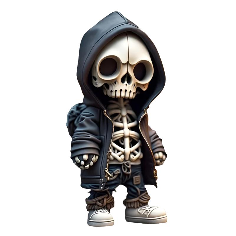Halloween Resin Skeleton Figure Decorative Home Accent