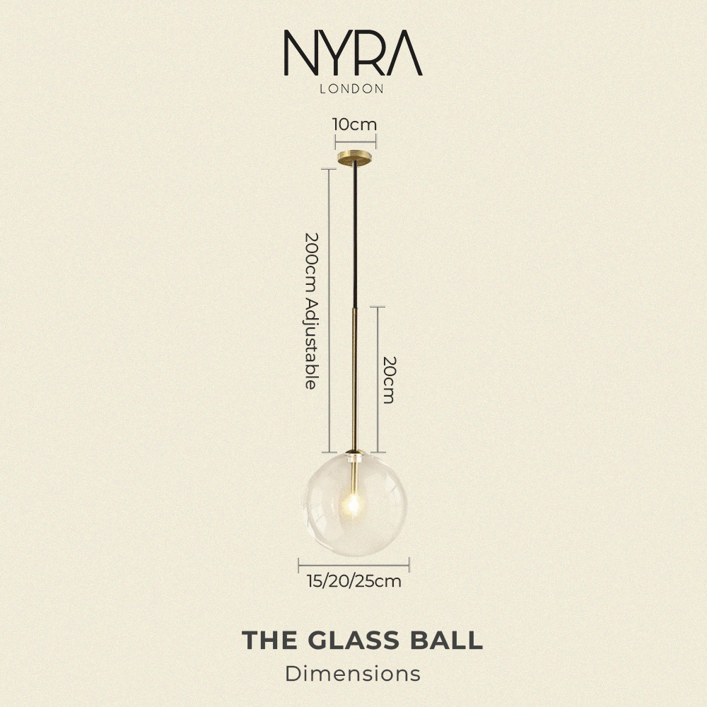 Nordic Glow Glass Pendant Light for Modern Living