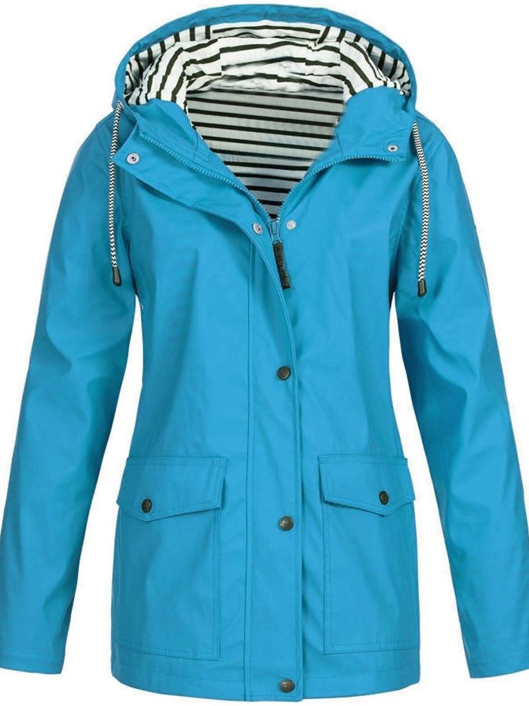 ElementGuard Stylish Waterproof Windbreaker for Women