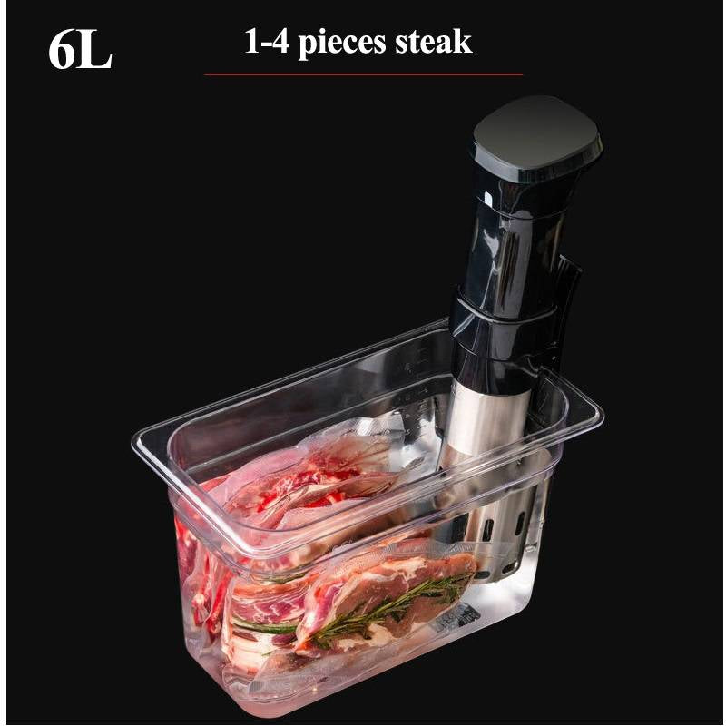 Vacuum Cooking Container for Sous Vide Preparation