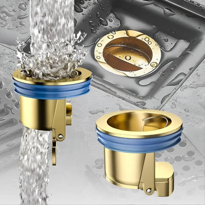 3-Pack Drain Defender with Automatic Closure