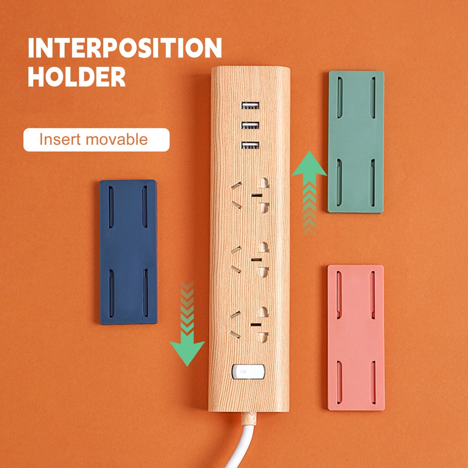 Self-Adhesive No-Drill Socket Organizer