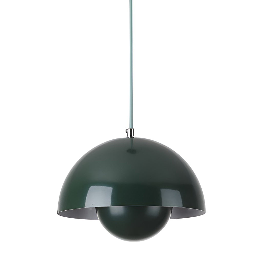 1-Light Nordic Metal Mushroom Flowerpot Pendant Light