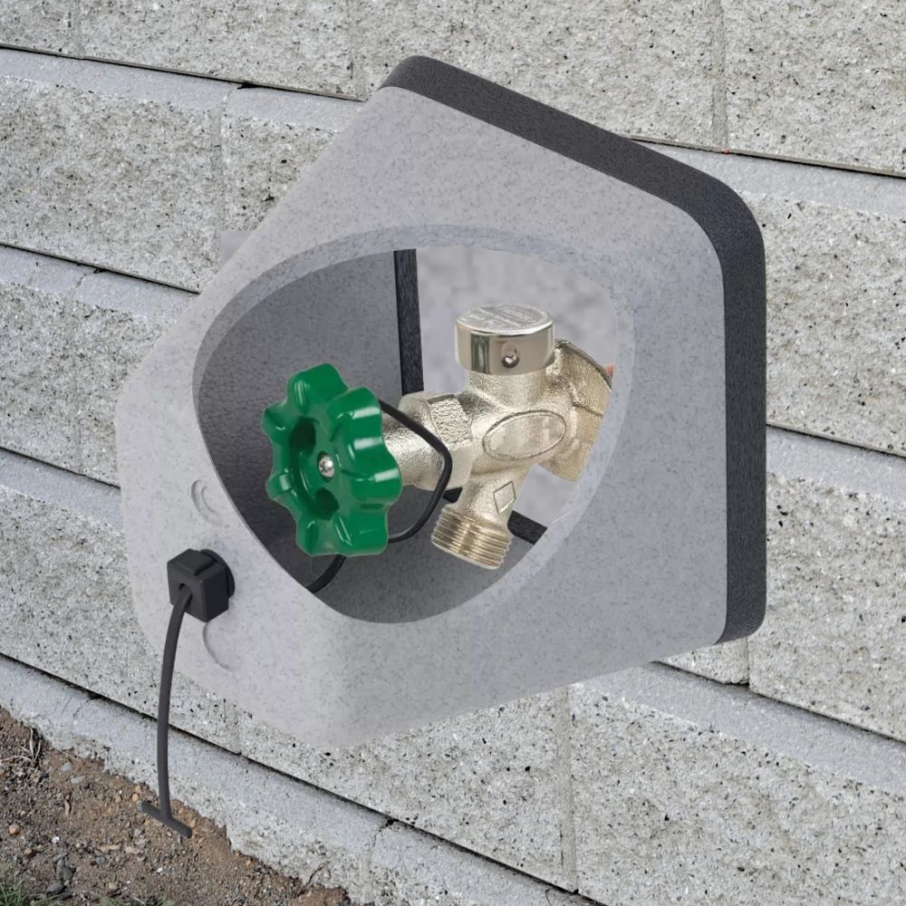 Insulated Winter Spigot Cover for Outdoor Faucets