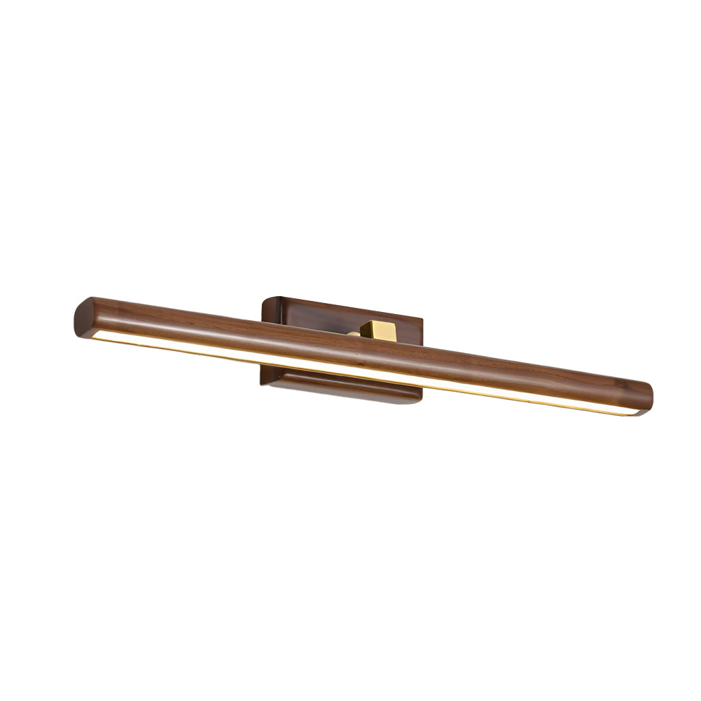 15''/23''/35'' Long Wood Strip 180° Rotatable Dimmable Vanity Light Fixture over Mirror