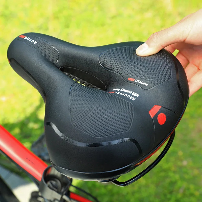 ComfortMax Wide Mountain Bike Seat for Ultimate Support