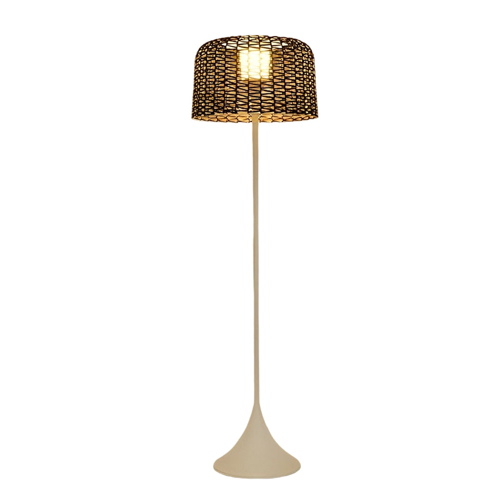 Taavita 1-light Modern Mesh Outdoor Floor Lamp