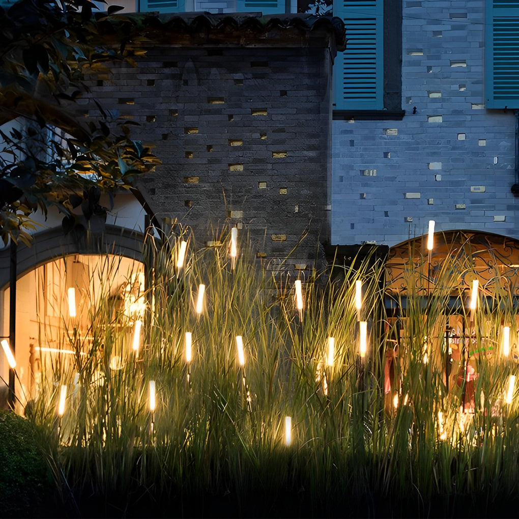10pcs Reeds Acrylic Frosted Stick Waterproof Outdoor Lights Lawn Lamp - Dazuma