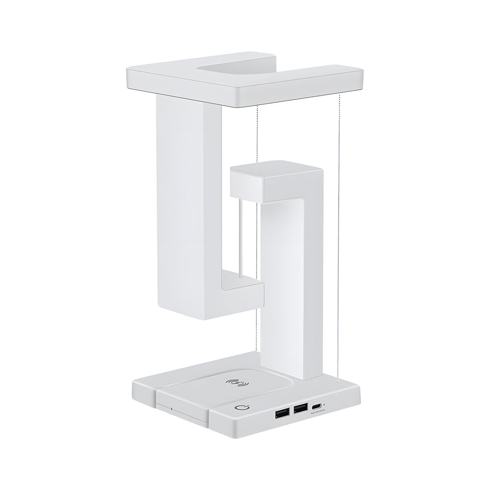 LevitateGlow Wireless Charging LED Table Lamp