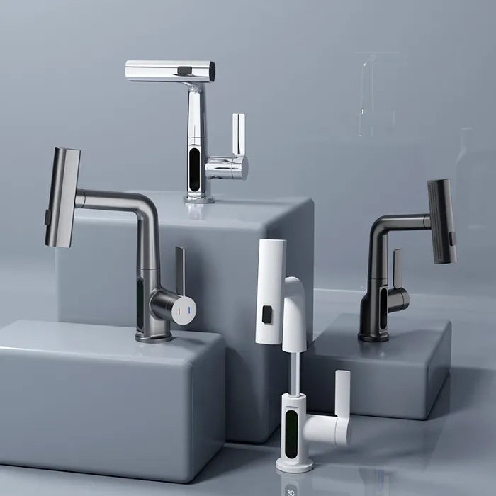 Pull-Out Spray Head Faucet with 3 Functions