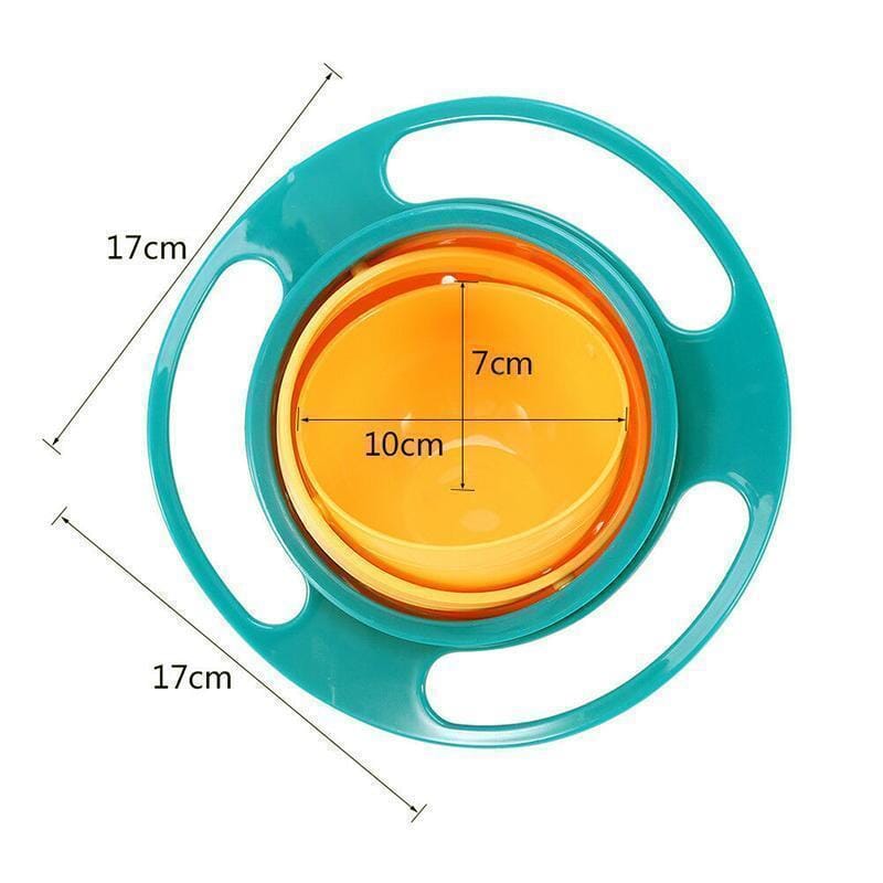 360° Interactive Snack Bowl for Kids with Spill Resistance