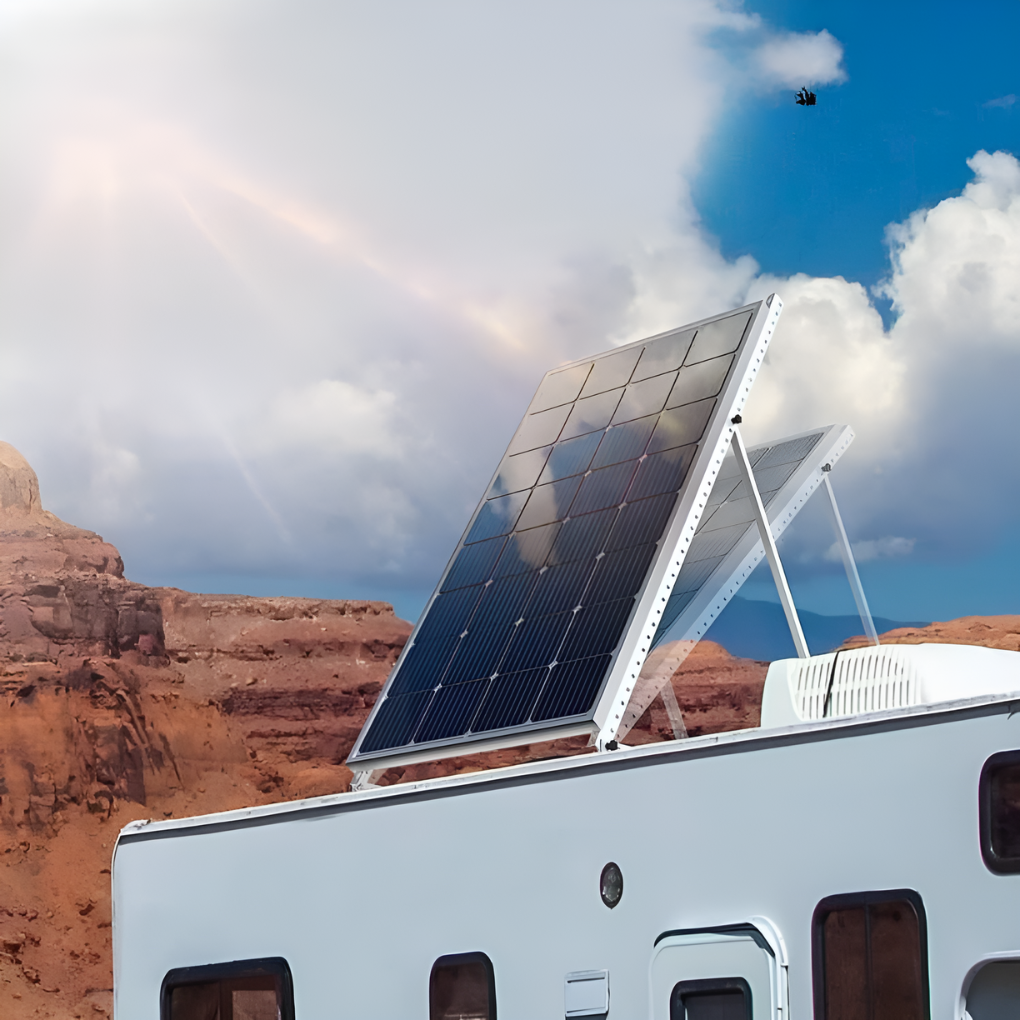 Dual Bracket Solar Panel Mounting Solution