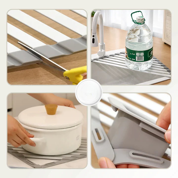 Corner Kitchen Organizer in Triangular Shape – Direct Sink Drainage