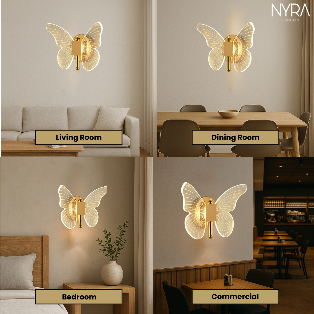 GlimmerWing LED Butterfly Wall Light Collection for Elegant Spaces