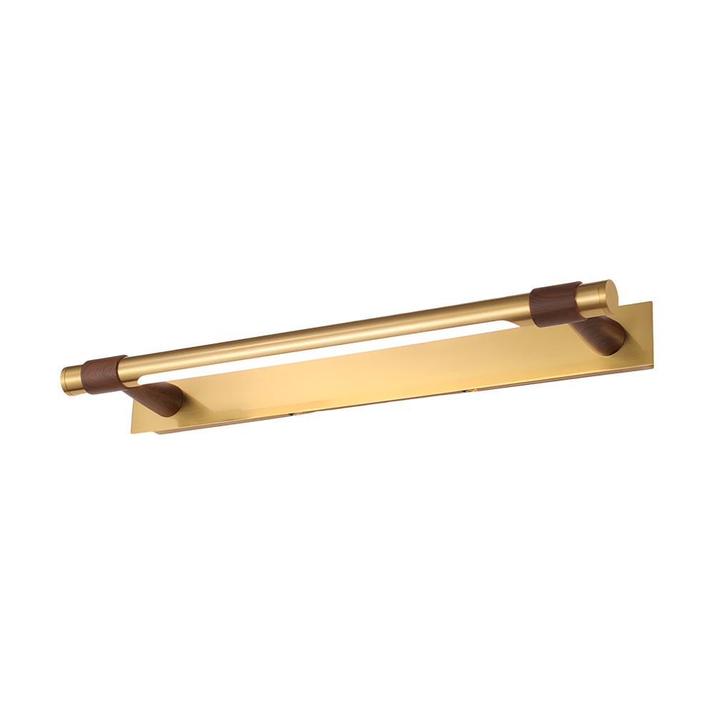 120° Rotatable Dimmable Metallic Strip LED Bath Bar Vanity Light, 18.9''/24.8'' L by Taavita