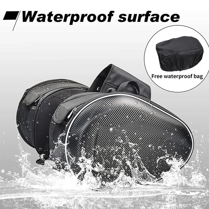 AquaShield Pro Motorcycle Saddlebags for All-Weather Adventures