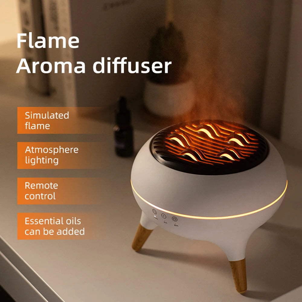 Fluid Motion Aroma Mist Diffuser with LED Lighting