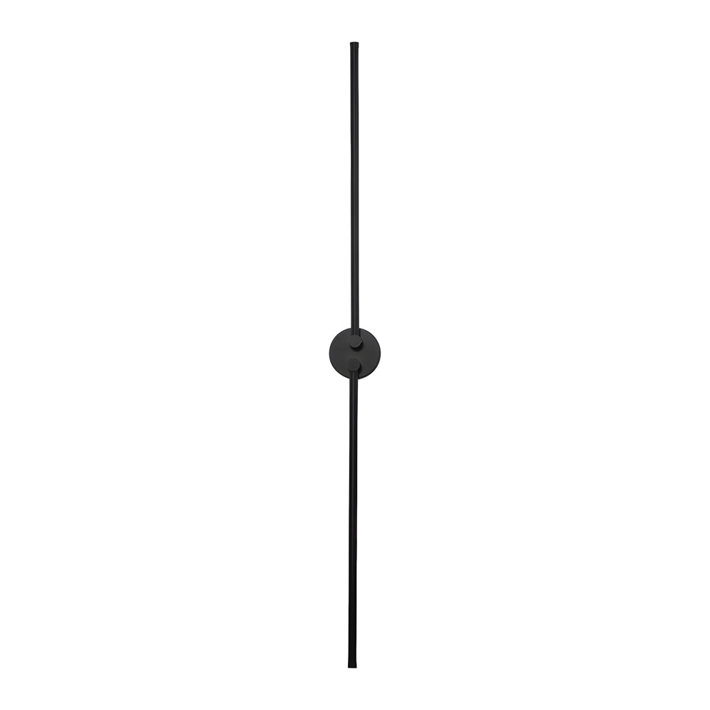1 PC Black Modern Rotatable Linear LED Wall Sconce Light by Taavita
