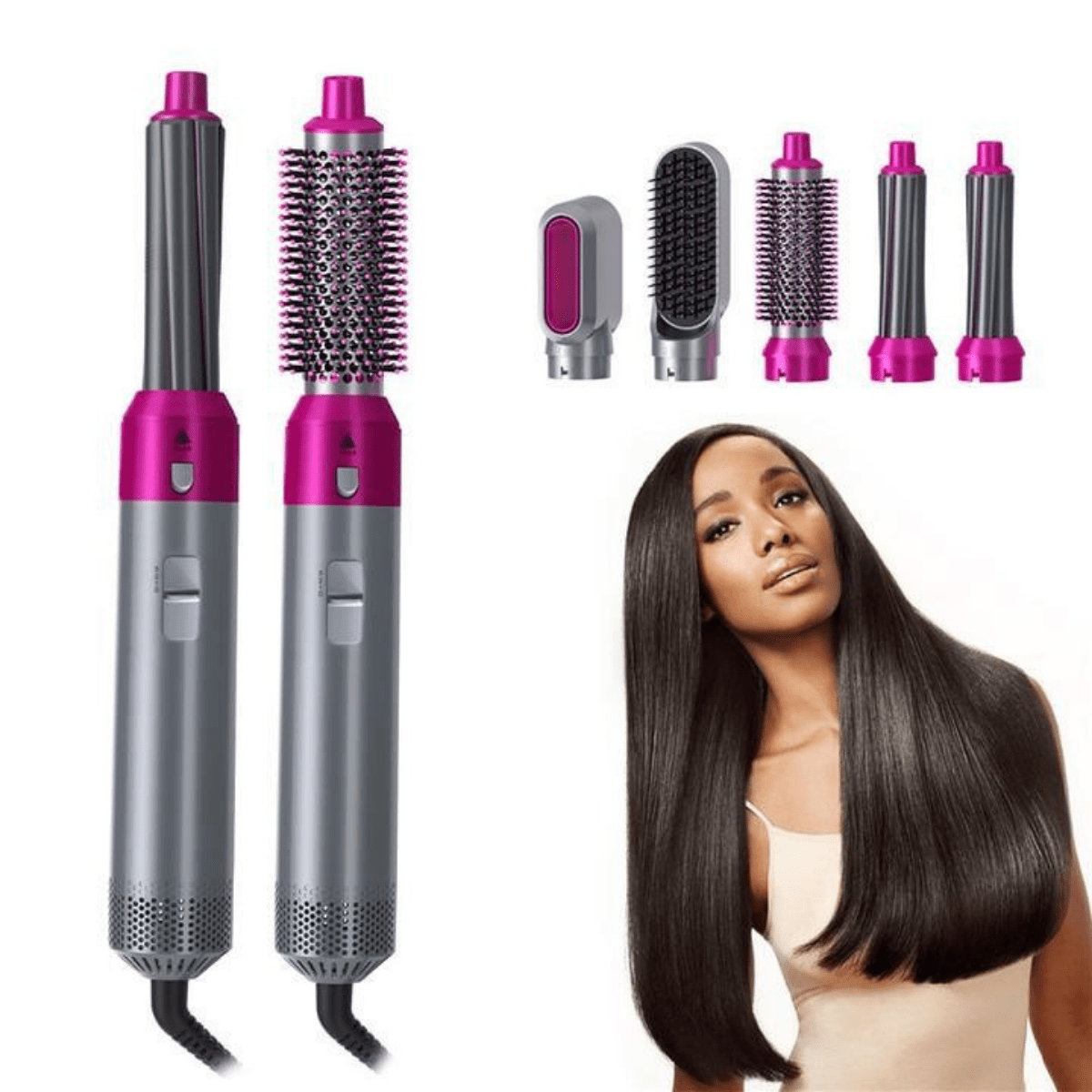 VivaStyle 5-in-1 Hair Dryer and Styler for Effortless Beauty