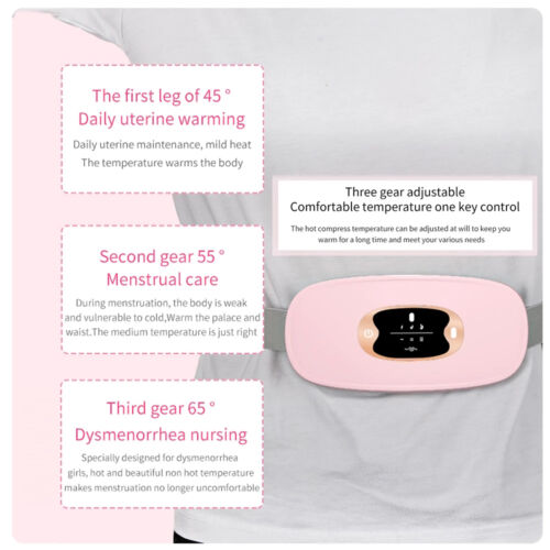 Heating Massage Belt for Relief from Menstrual Cramps