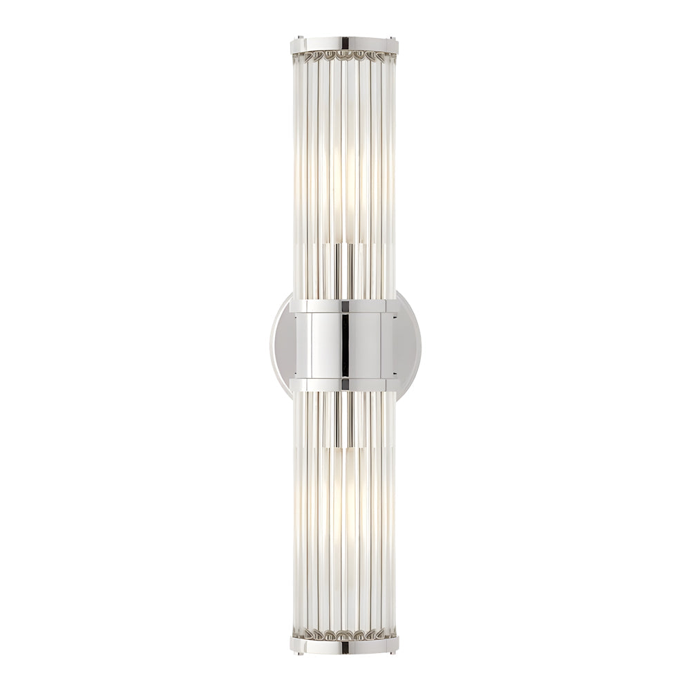 1/2-Light Modern Taavita Wall Sconce with Cylinder Clear Glass Shade