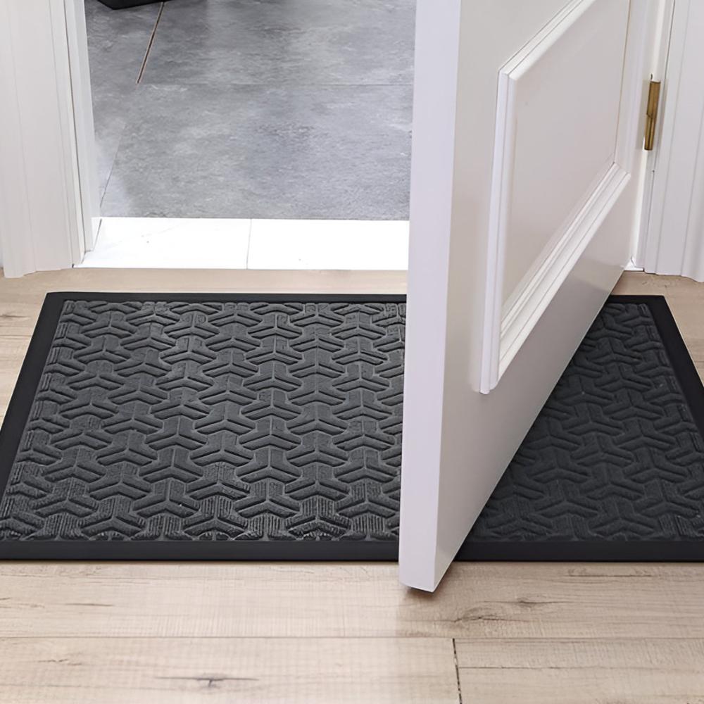Stylish Geometric Door Mat for High-Traffic Areas