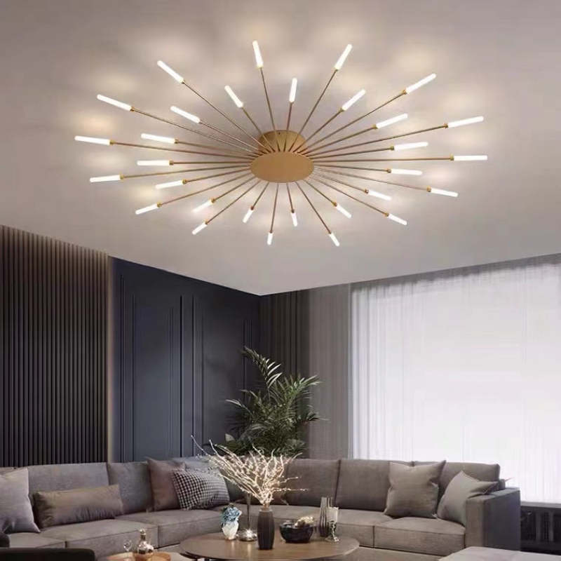 AuraGlow Modern Ceiling Light for Cozy Living Spaces