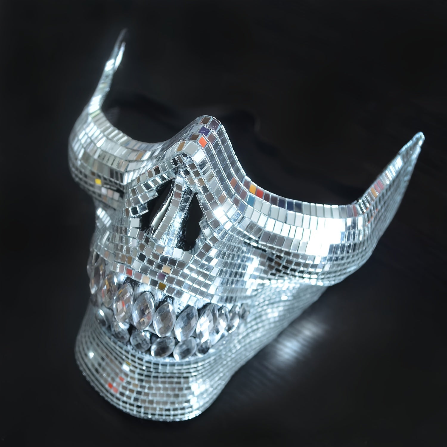 Halloween Half-Face Masquerade Mask Lightweight Plastic Party Accessory