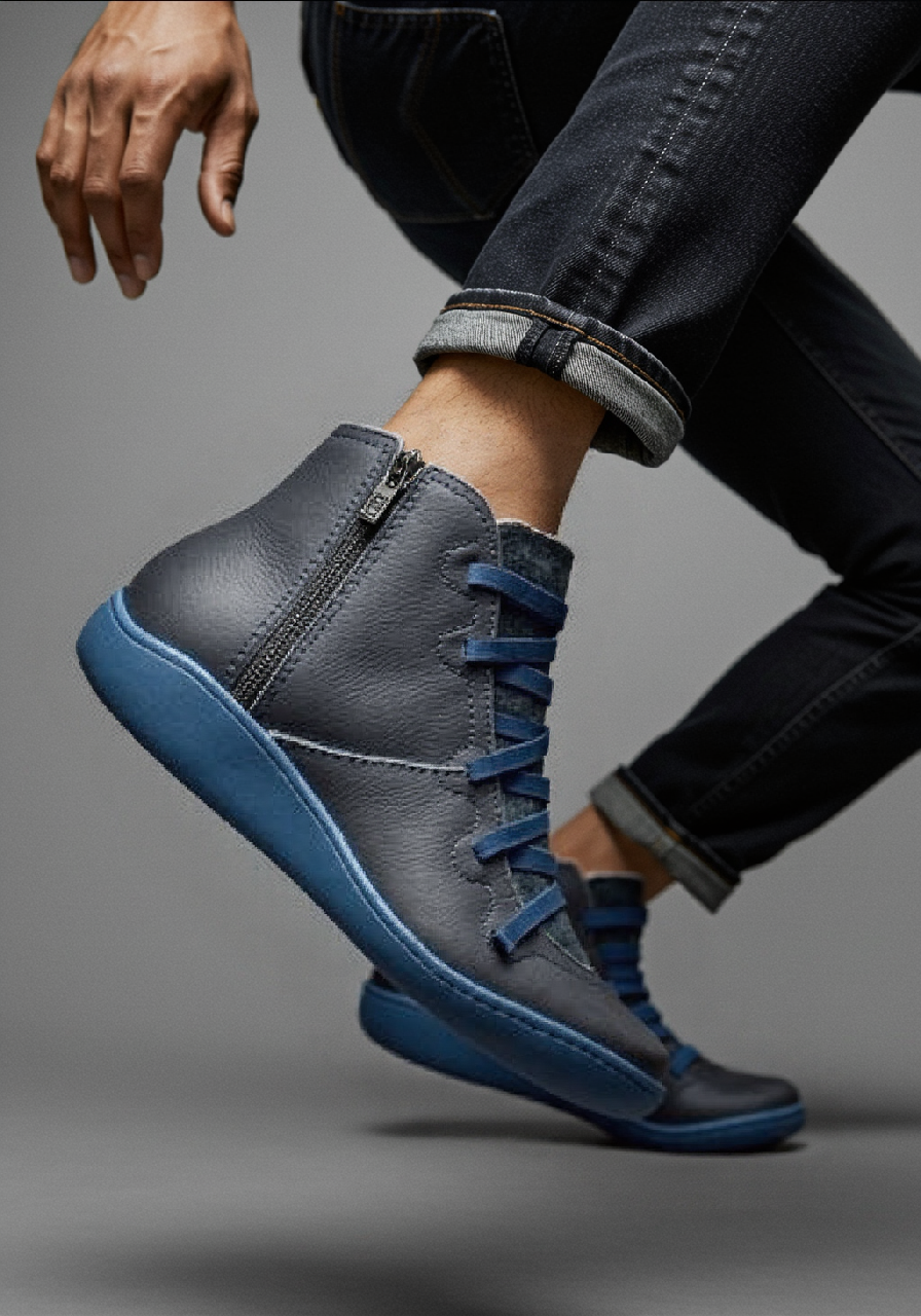 Women’s Ankle Boots | High-Quality PU Leather & Cozy Lining | Side Zipper & Adjustable Laces | Versatile Fashion Colors