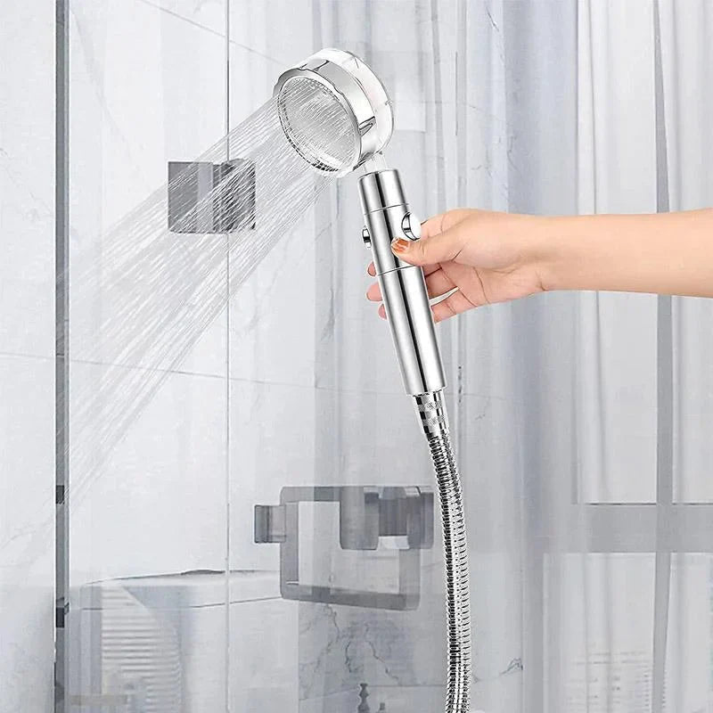Power Shower Head with 360° Rotation