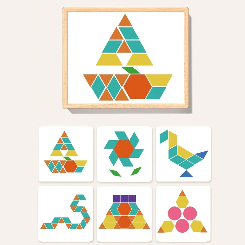 Magnetic Eco-Friendly Building Blocks with Design Cards