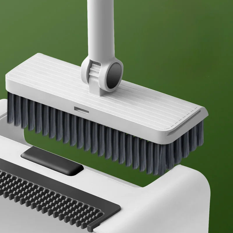 Ultimate Cleaning Trio: Broom, Brush, and Dustpan Combo