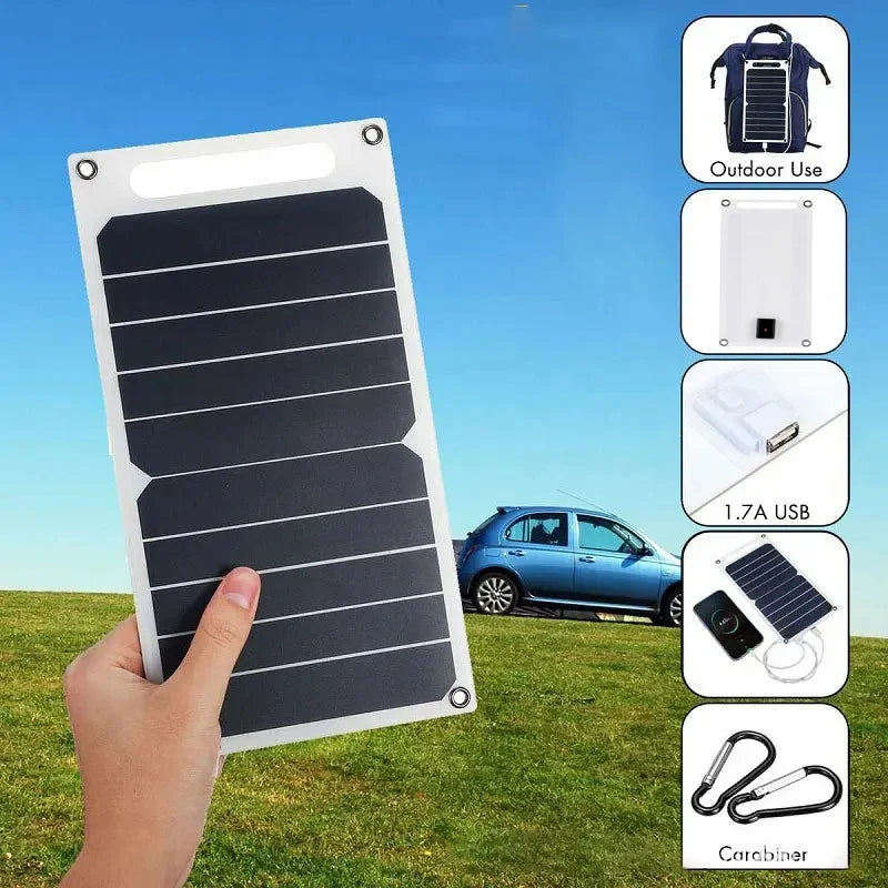 Ultralight 30W Solar Panel with USB – Portable Power for Outdoor Use