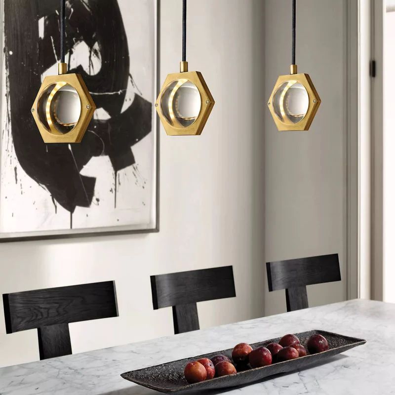 Liora — LED Crystal Orb Pendant Light with Dimmer Control