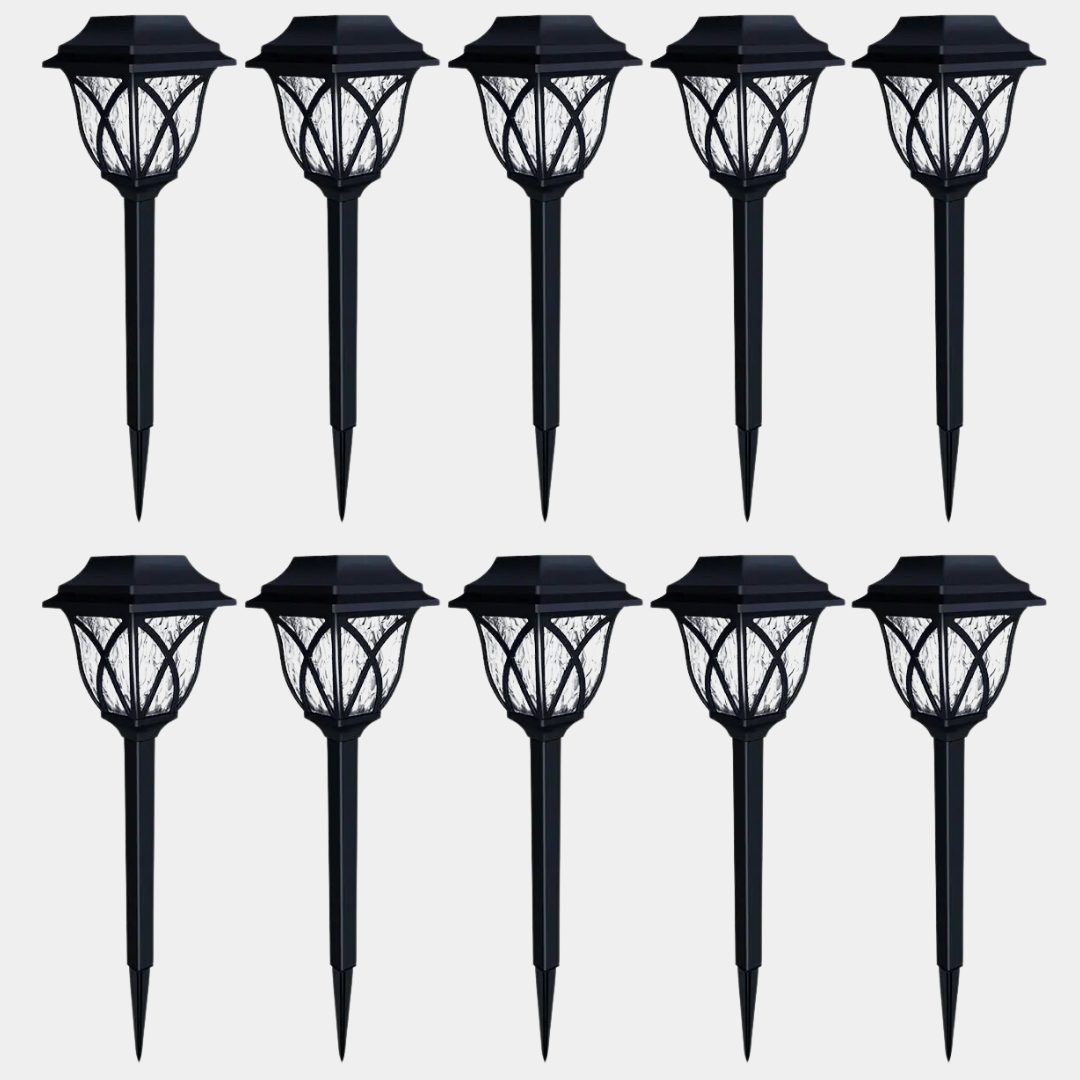 Taavita Solar LED Garden Lamp | Wireless Solar LED Garden Spotlight Set