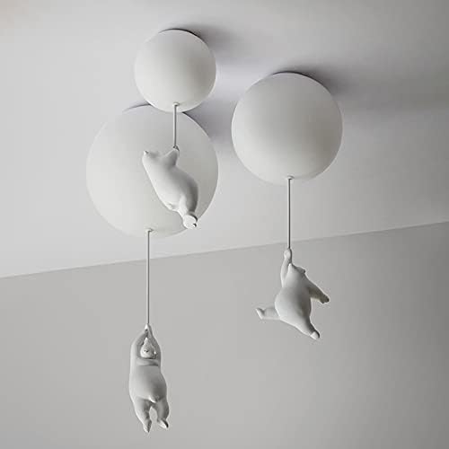 Whimsical Bear Balloon Ceiling Fixture for Bright Spaces