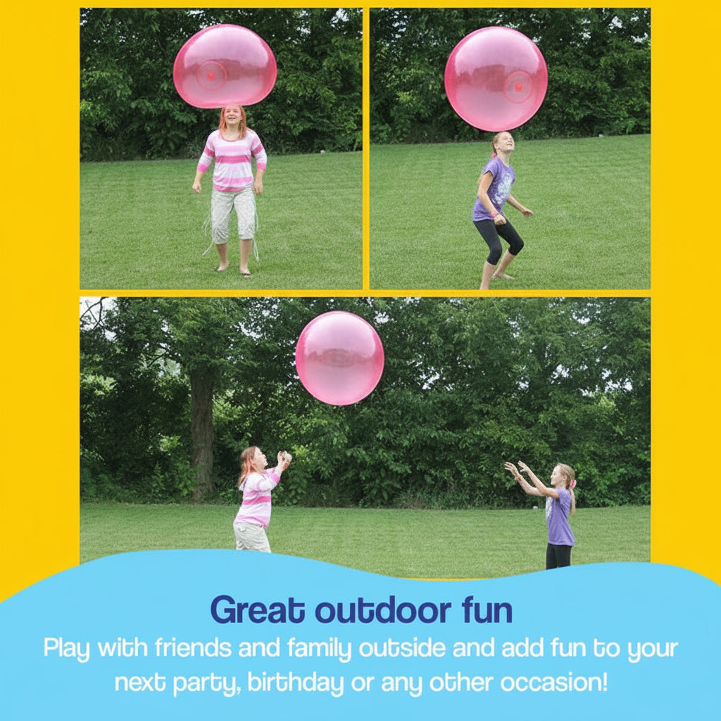 Extra-Large Inflatable Play Ball for Outdoor Adventures