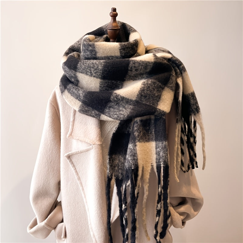 Knit Scarf | Thick Warm | Superior Cold Weather Comfort | Polyester