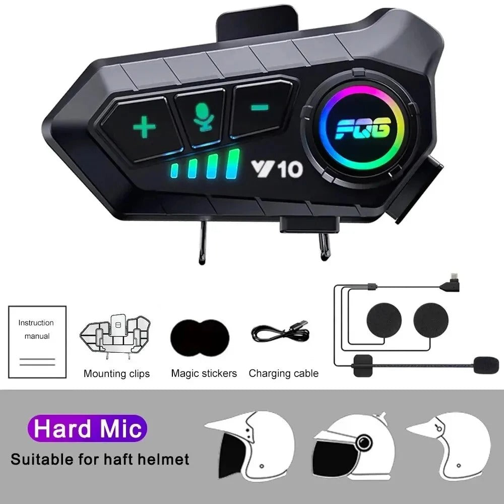 Wireless Communication System for Motorcycle Helmets