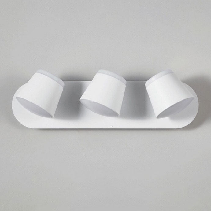 Versatile LED Wall Light with Adjustable Shade and Three Flame Settings