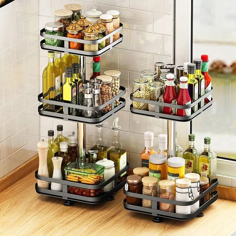 Revolving Kitchen Organizer | Effortless Access to Essentials