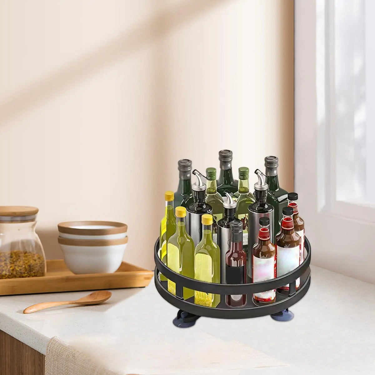 Revolving Kitchen Organizer | Effortless Access to Essentials