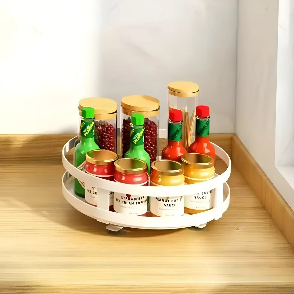 Revolving Kitchen Organizer | Effortless Access to Essentials