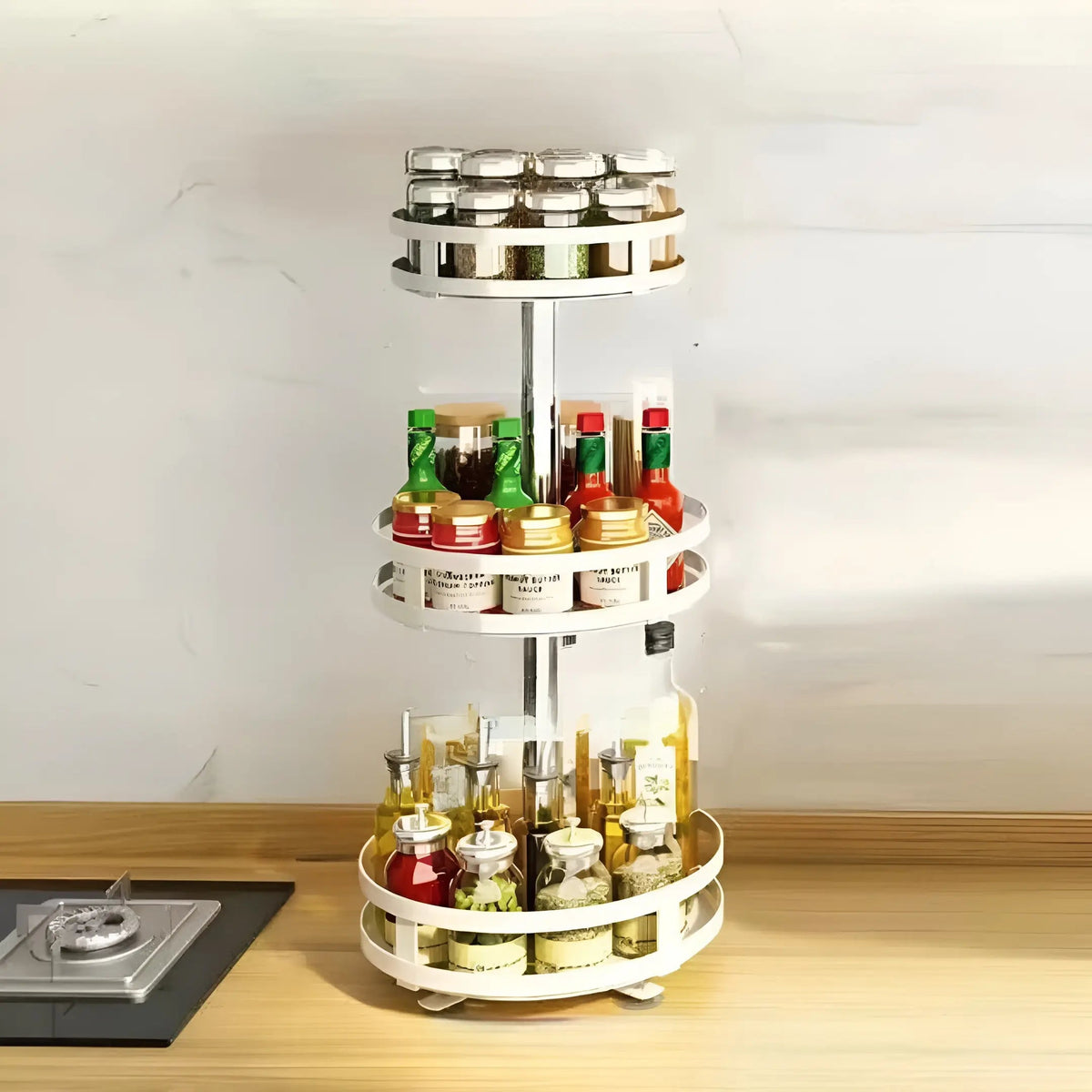 Revolving Kitchen Organizer | Effortless Access to Essentials