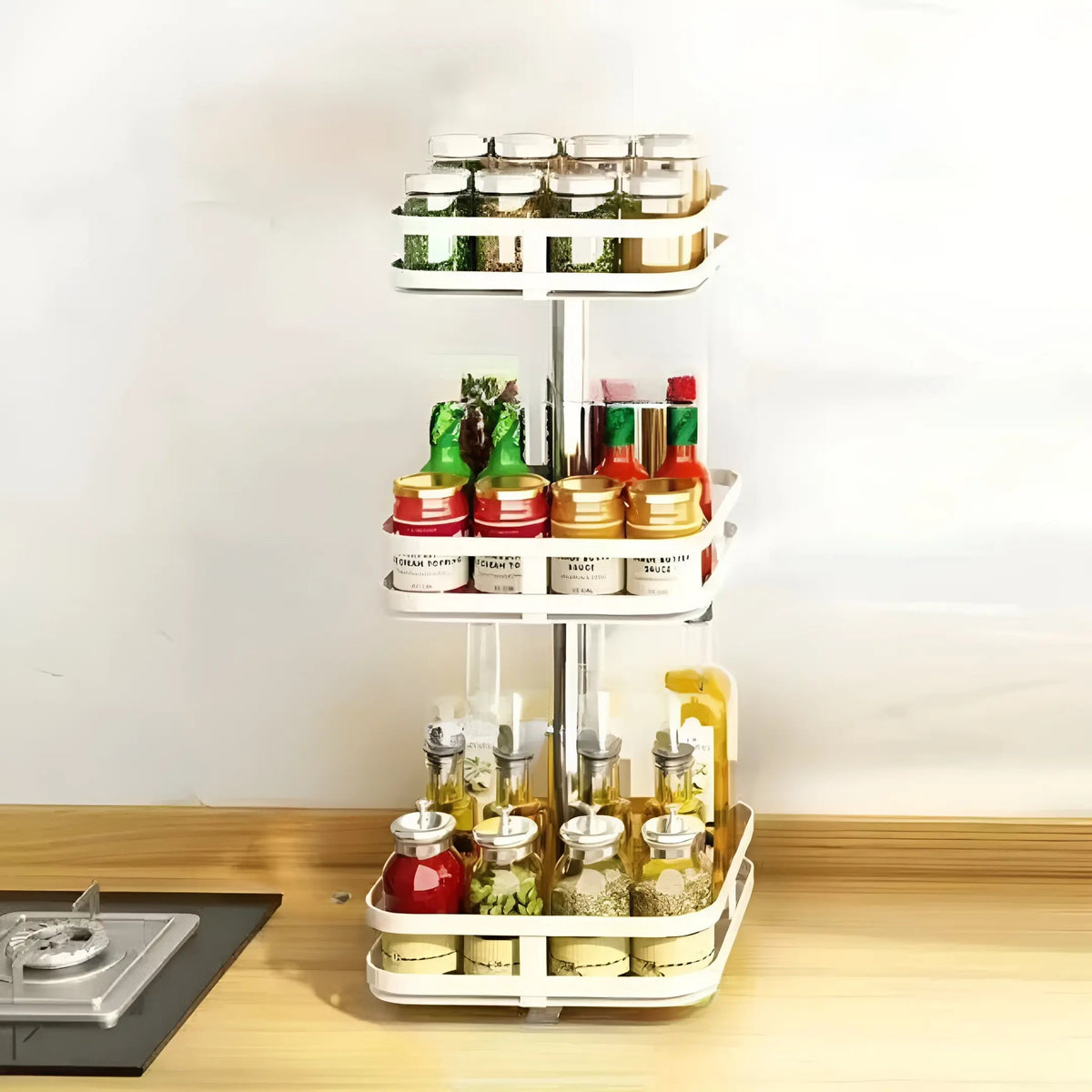 Revolving Kitchen Organizer | Effortless Access to Essentials