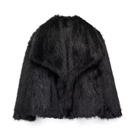 Women’s Faux Fur Jacket | Classic Silhouette & Soft Faux Fur | Versatile Warmth for Casual and Festive Wear