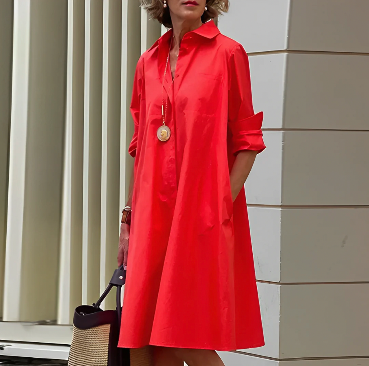 Women’s Polo Dress | Sporty Elegant Design | Relaxed Fit | Casual Weekend Wear