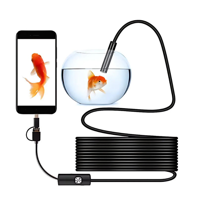 Flexible USB Inspection Camera for Hidden Spaces