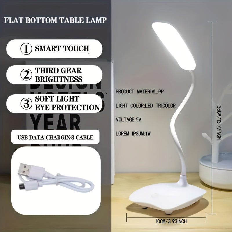 Versatile LED Study Lamp – Rechargeable Touch Control Light